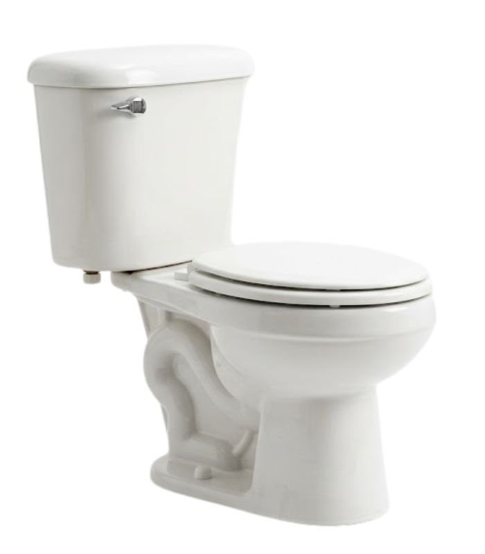 Two-Piece Commode: Classic design with a separate tank and bowl.